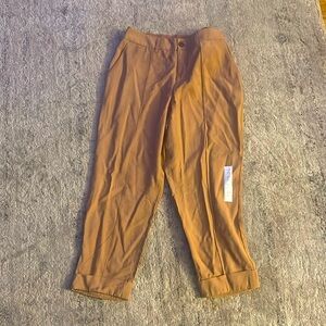 Mustard colored trousers